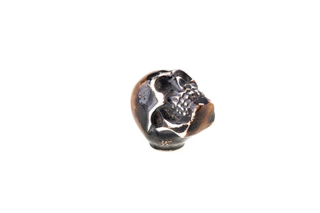 Richelieu BP4457424090: 42mm Eclectic Skull Cabinet Knob - Almond/Black
