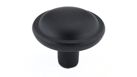 Richelieu BP475909: 1-3/32" Classic Cabinet Knob - Matte Black
