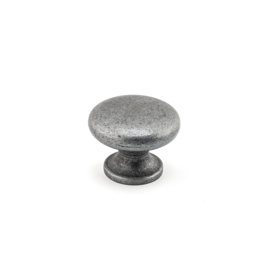 Richelieu BP486908: 1-3/8" Contemporary Cabinet Knob - Natural Iron