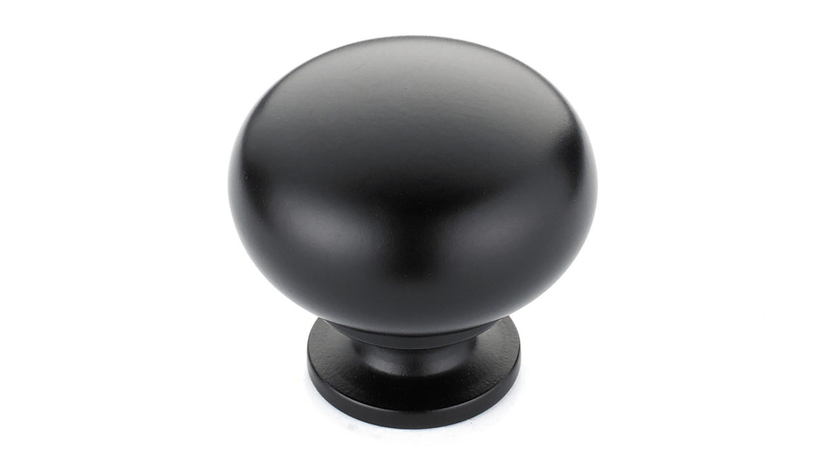 Richelieu BP4923900: 1-1/4" Varennes Cabinet Knob - Matte Black