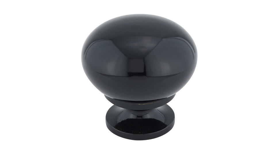Richelieu BP492390: 1-1/4" Varennes Cabinet Knob - Black