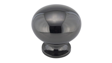 Richelieu BP492391: 1-1/4" Varennes Cabinet Knob - Black Nickel