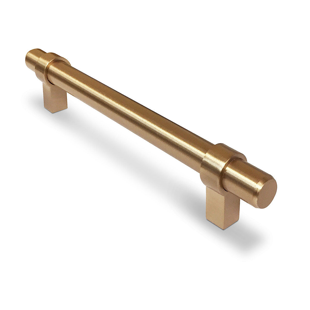 Richelieu BP5016128CHBRZ: 128mm cc Greenwich Bit Cabinet Pull - Champagne Bronze