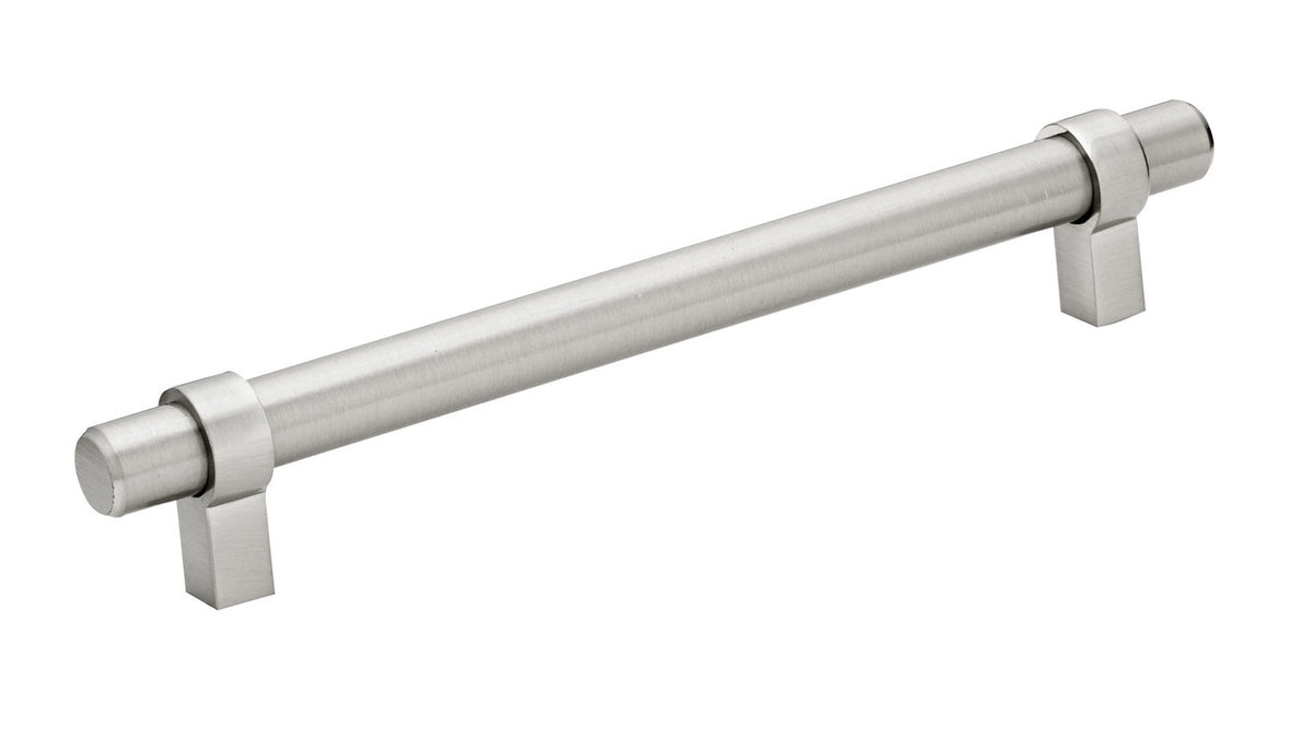 Richelieu BP5016160195: 160mm cc Greenwich Bit Cabinet Pull - Brushed Nickel