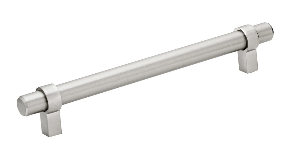 Richelieu BP5016160195: 160mm cc Greenwich Bit Cabinet Pull - Brushed Nickel