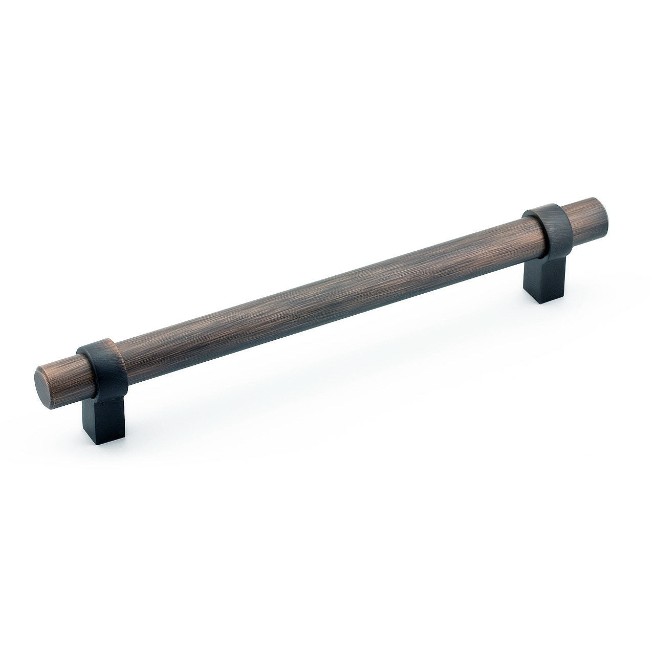 Richelieu BP5016160BORB: 160mm cc Greenwich Bit Cabinet Pull - Brushed Oil Rubbed Bronze