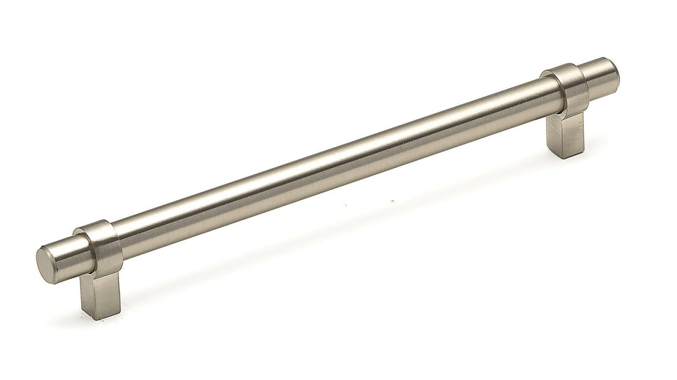 Richelieu BP5016192195: 192mm cc Greenwich Bit Cabinet Pull - Brushed Nickel