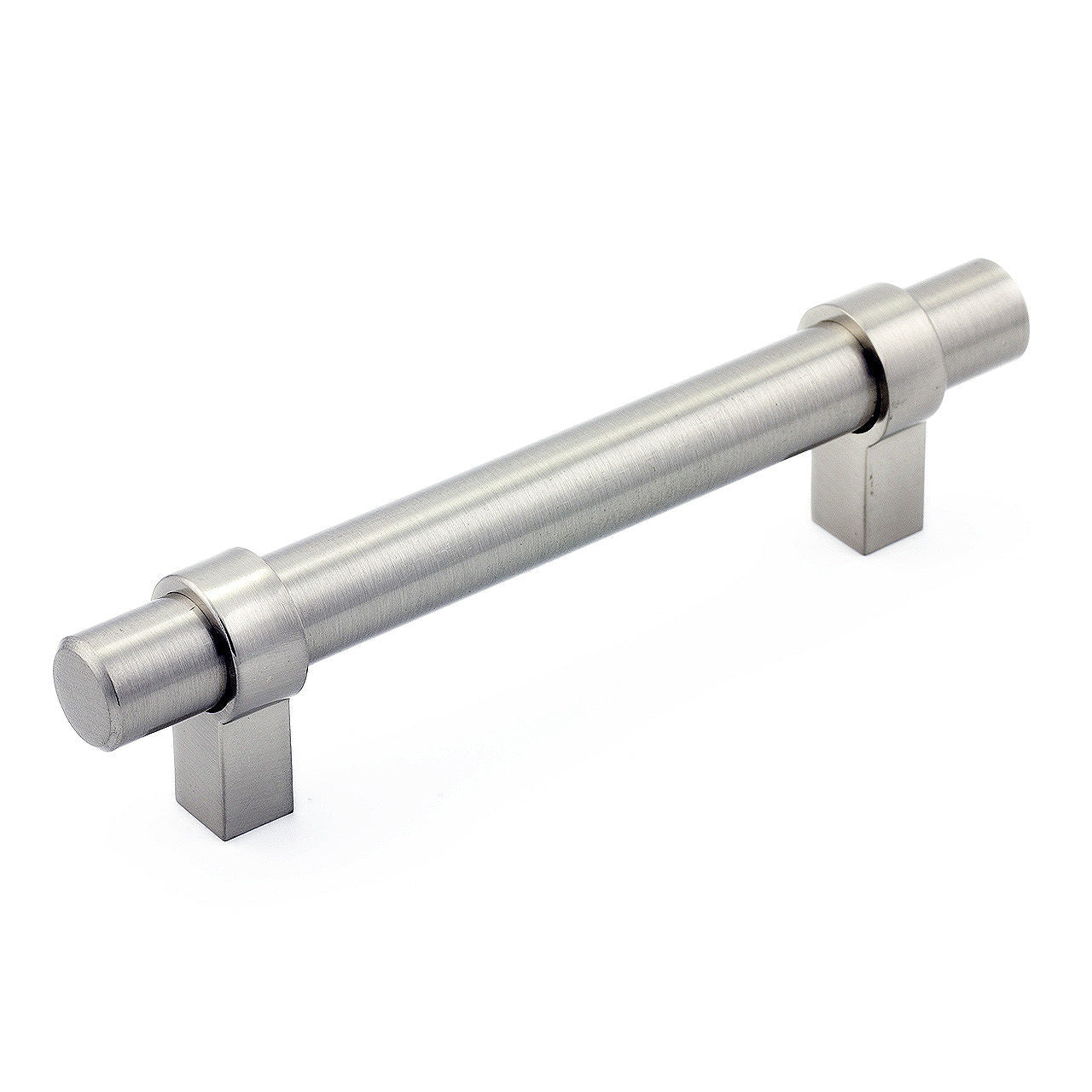 Richelieu BP501696195: 96mm cc Greenwich Bit Cabinet Pull - Brushed Nickel