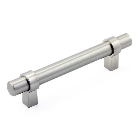 Richelieu BP501696195: 96mm cc Greenwich Bit Cabinet Pull - Brushed Nickel