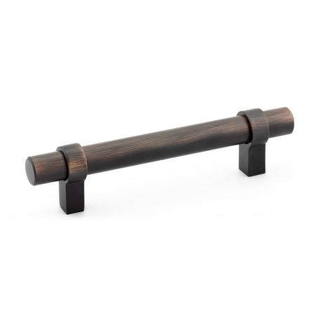 Richelieu BP501696BORB: 96mm cc Greenwich Bit Cabinet Pull - Brushed Oil Rubbed Bronze