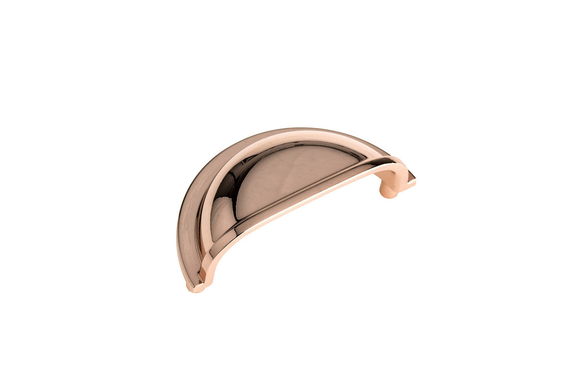 Richelieu BP50388191: 3" cc Kirkland Cup Cabinet Pull - Polished Copper