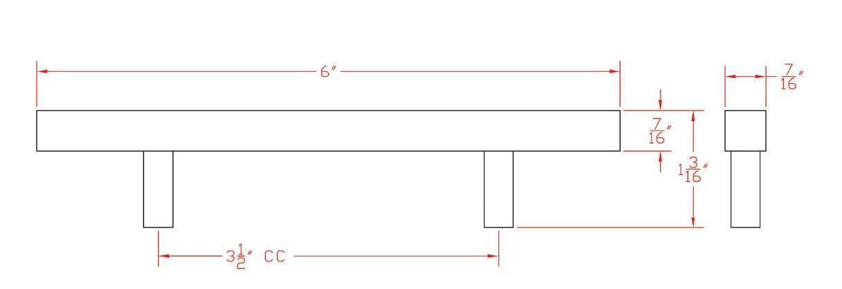 Richelieu BP5075535195: 3-1/2" cc Inspiration Cabinet Pull - Brushed Nickel