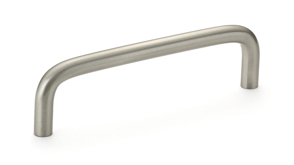 Richelieu BP515195: 4" cc Livingston Wire Cabinet Pull - Brushed Nickel