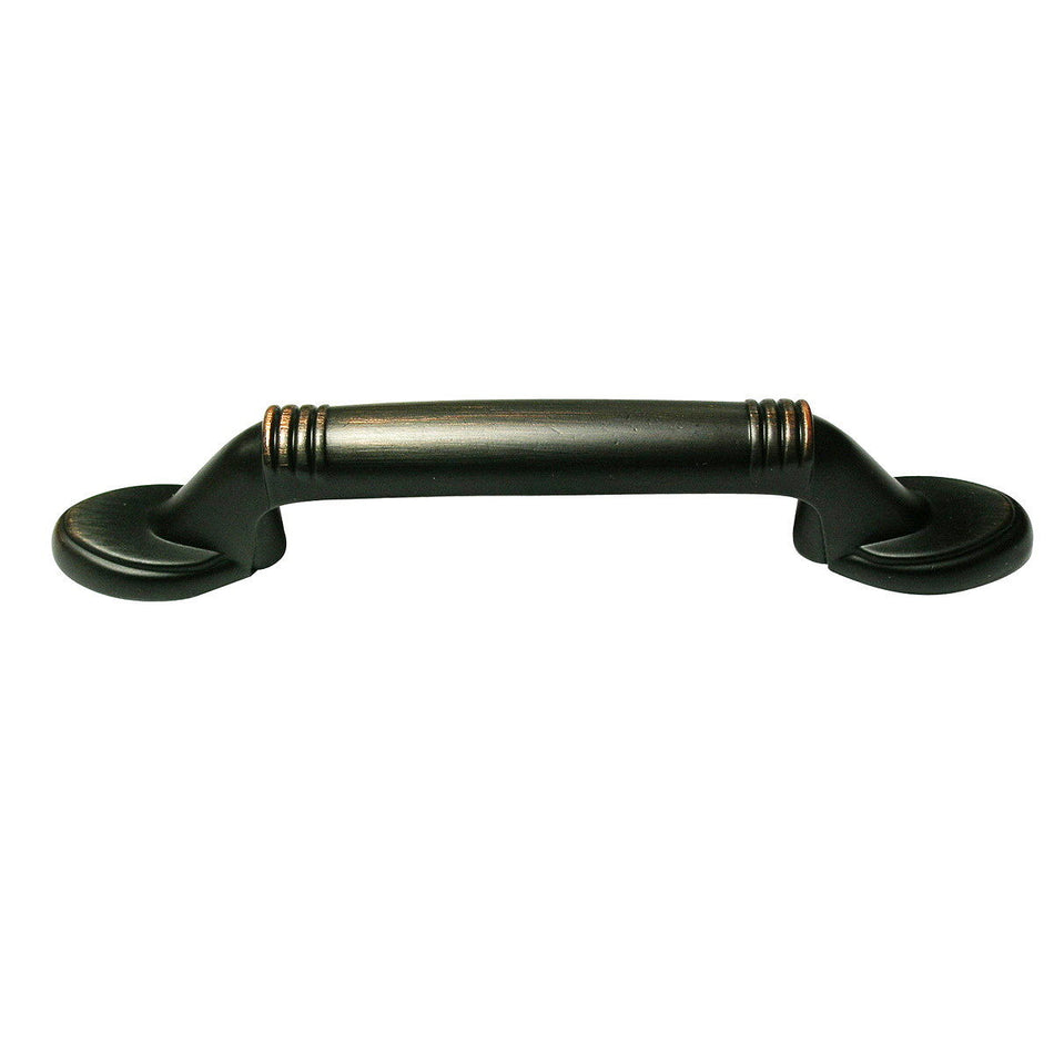Richelieu BP5183BORB: 3" cc Monmartre Cabinet Pull - Brushed Oil Rubbed Bronze