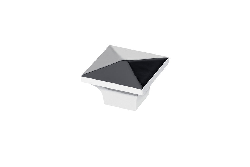 Richelieu BP53082140: 1-1/4" McKenzie Square Cabinet Knob - Polished Chrome