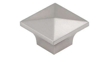 Richelieu BP53082195: 1-1/4" McKenzie Square Cabinet Knob - Brushed Nickel