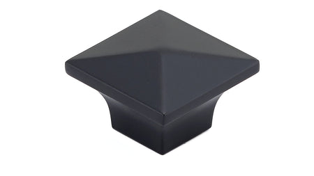 Richelieu BP53082900: 1-1/4" McKenzie Square Cabinet Knob - Matte Black