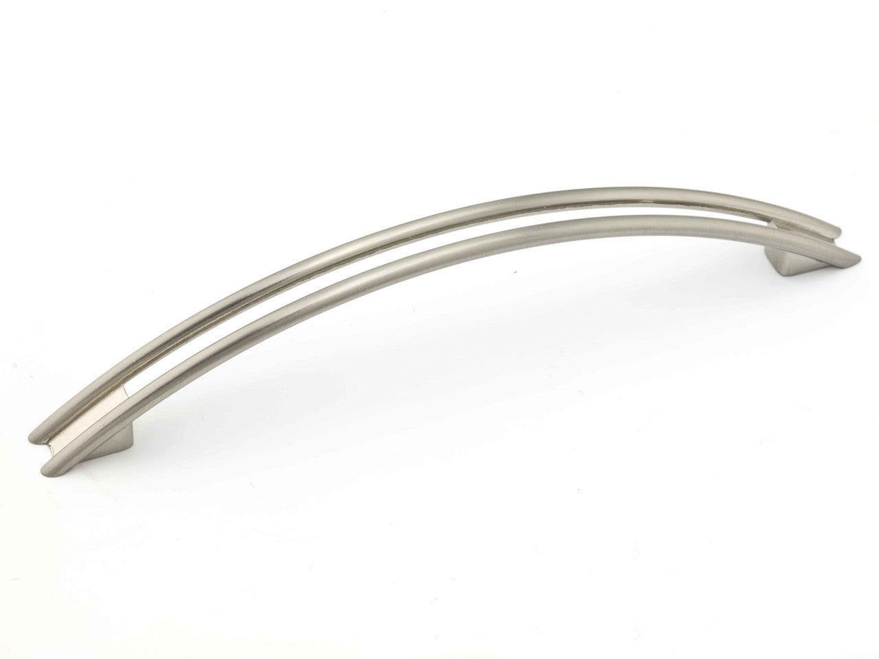 Richelieu BP56206128195: 128mm cc Valcourt Cabinet Pull - Brushed Nickel