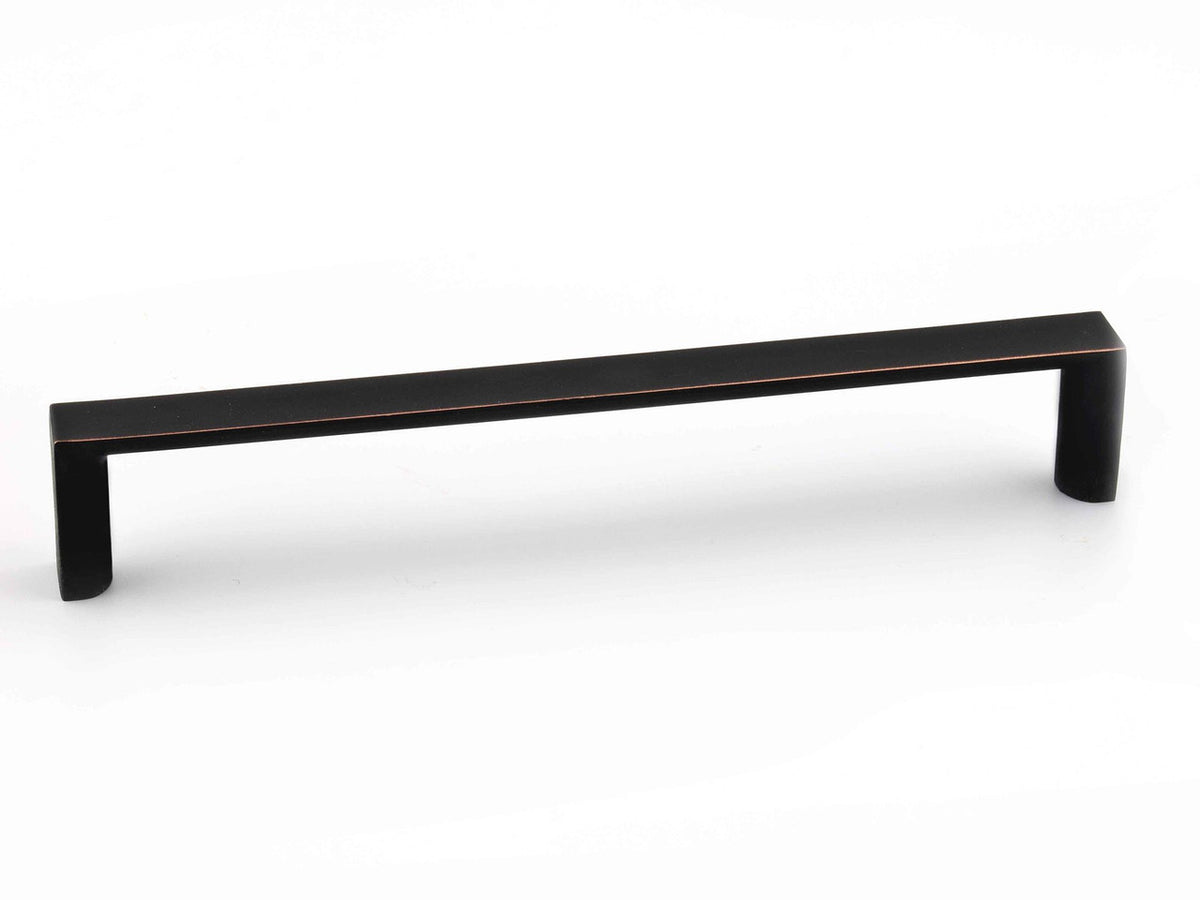 Richelieu BP56325192BORB: 192mm cc Megantic Cabinet Pull - Brushed Oil Rubbed Bronze
