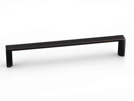 Richelieu BP56325192BORB: 192mm cc Megantic Cabinet Pull - Brushed Oil Rubbed Bronze