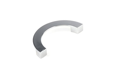 Richelieu BP6367128140: 128mm cc Roma Half-Ring Cabinet Pull - Polished Chrome