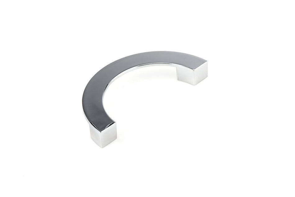 Richelieu BP6367128140: 128mm cc Roma Half-Ring Cabinet Pull - Polished Chrome