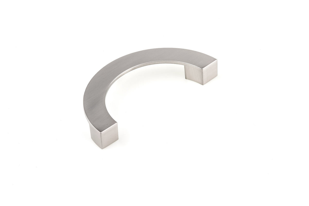 Richelieu BP6367128195: 128mm cc Roma Half-Ring Cabinet Pull - Brushed Nickel