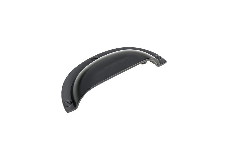 Richelieu BP6440900: 64mm cc Clinton Cup Cabinet Pull - Matte Black