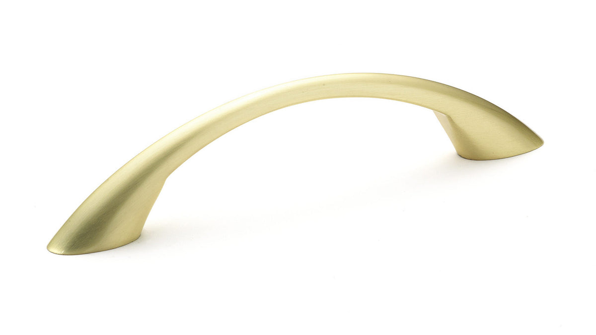 Richelieu BP65017160: 96mm cc Charleston Cabinet Pull - Satin Brass