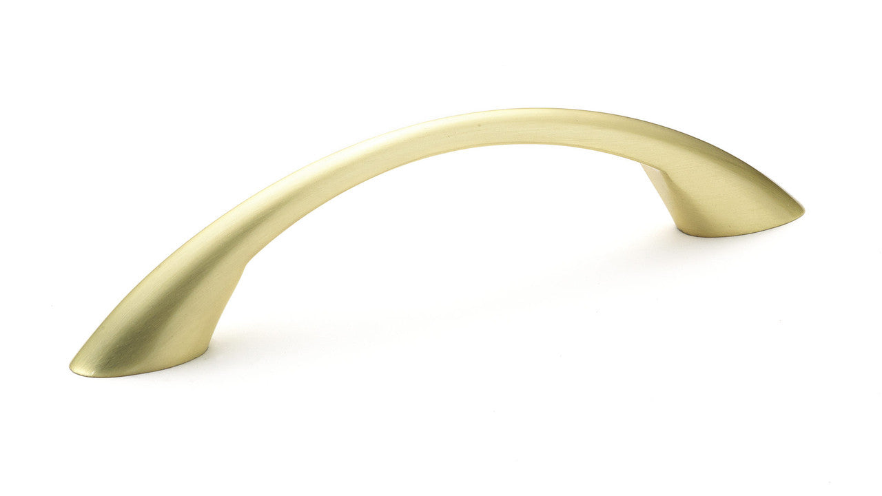 Richelieu BP65017160: 96mm cc Charleston Cabinet Pull - Satin Brass