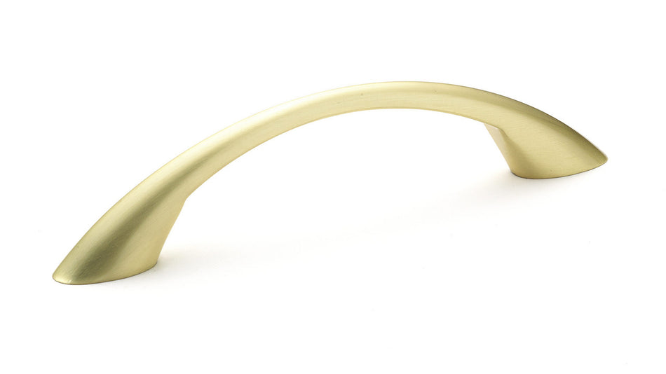Richelieu BP65017160: 96mm cc Charleston Cabinet Pull - Satin Brass