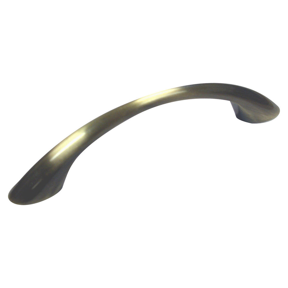 Richelieu BP65017BB: 96mm cc Charleston Cabinet Pull - Burnished Brass