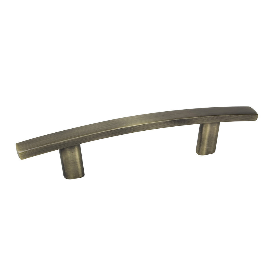 Richelieu BP65076AE: 3" cc Padova Cabinet Pull - Antique English