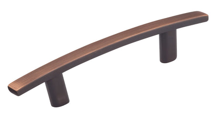 Richelieu BP65076BORB: 3" cc Padova Cabinet Pull - Brushed Oil Rubbed Bronze