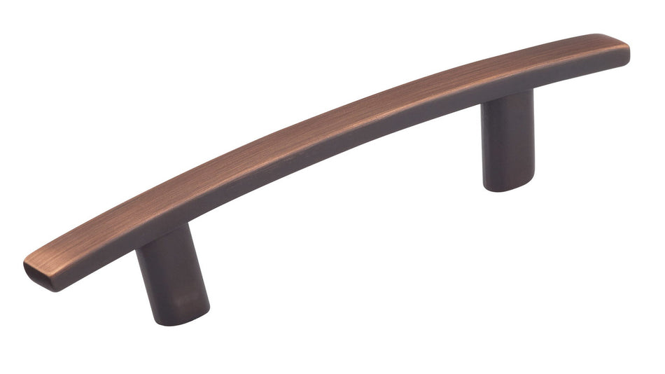 Richelieu BP65076BORB: 3" cc Padova Cabinet Pull - Brushed Oil Rubbed Bronze