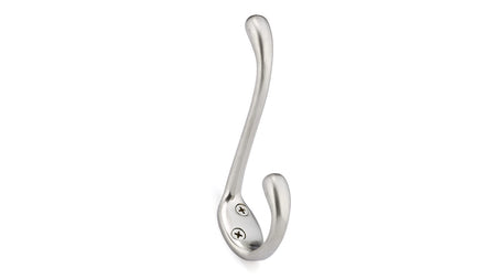 Richelieu BP6513184: 4-3/4" Utility Double Coat Hook - Matte Nickel