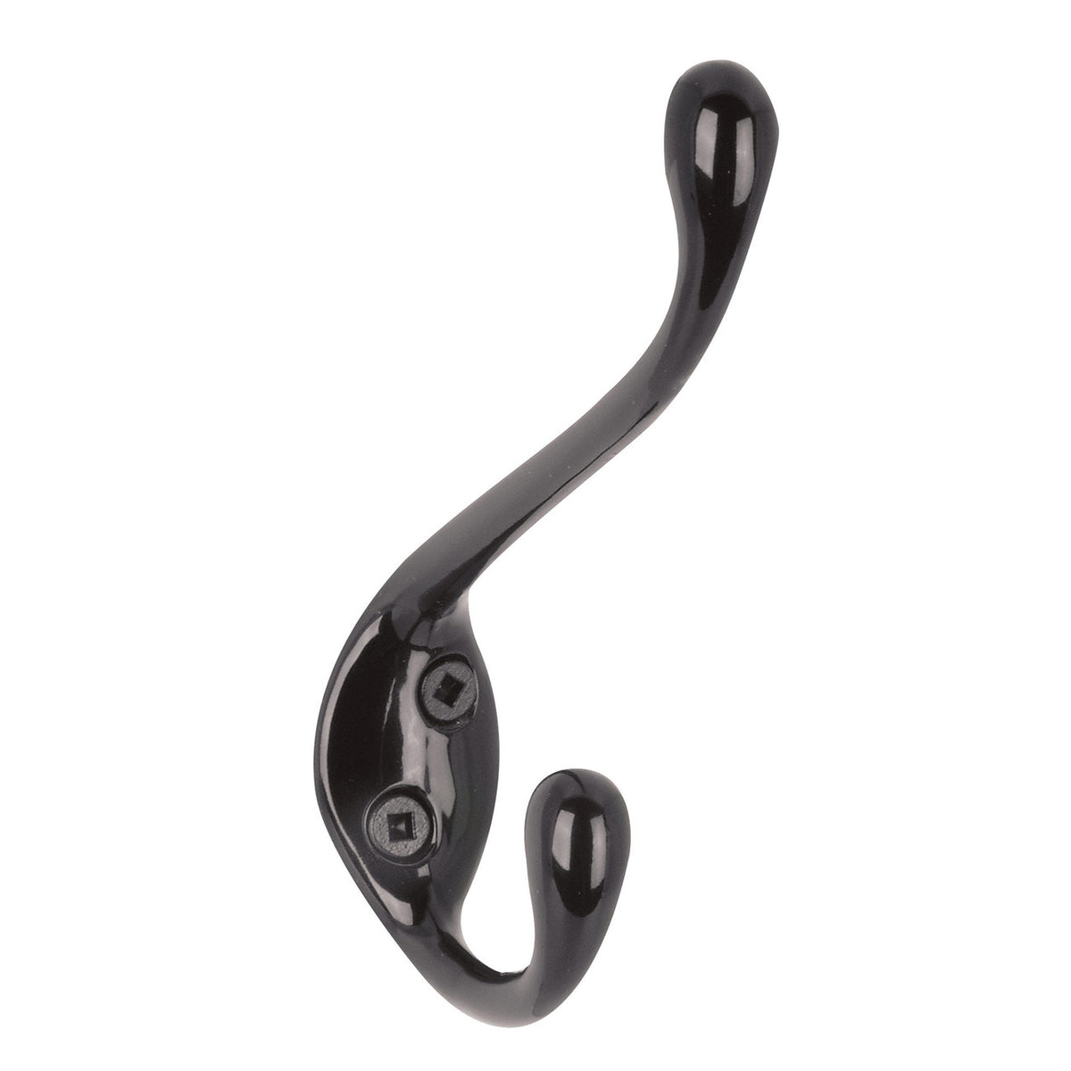 Richelieu BP651390: 4-3/4" Utility Double Coat Hook - Black