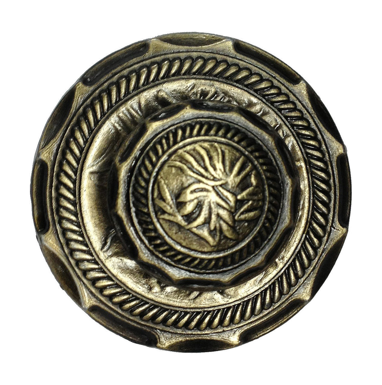 Richelieu BP663AE: 1-1/4" Village Cabinet Knob - Antique English
