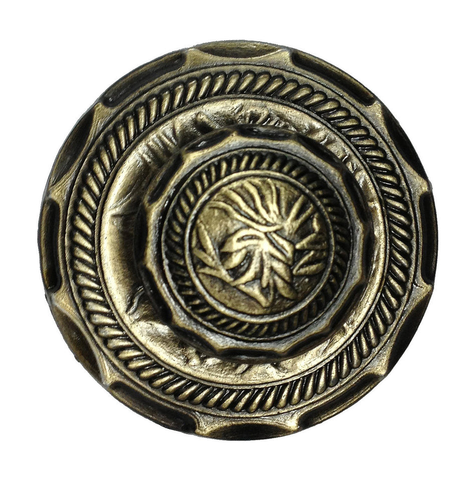 Richelieu BP663AE: 1-1/4" Village Cabinet Knob - Antique English