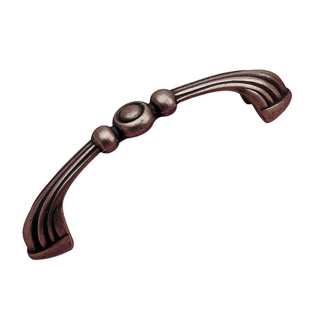 Richelieu BP67296138: 96mm cc Art Deco Cabinet Pull - Spotted Bronze