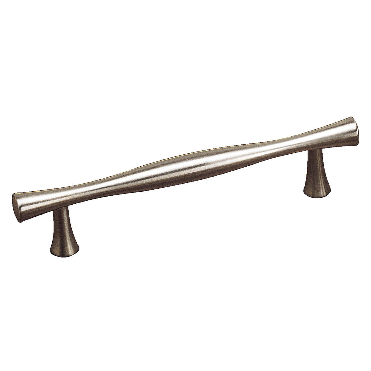 Richelieu BP7061195:96mm cc Manogany Cabinet Pull - Brushed Nickel