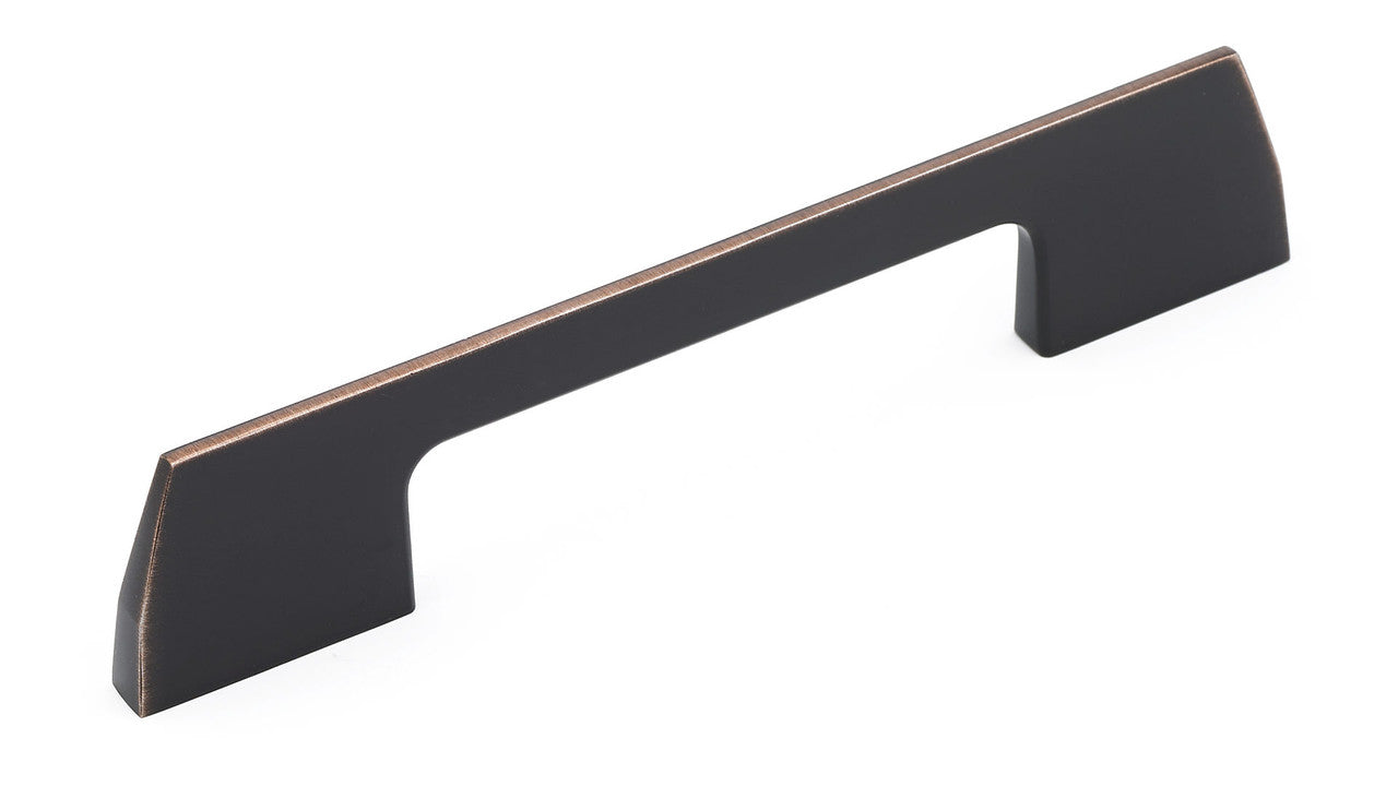 Richelieu BP7125096BORB: 96mm cc Clason Bar Cabinet Pull - Brushed Oil Rubbed Bronze