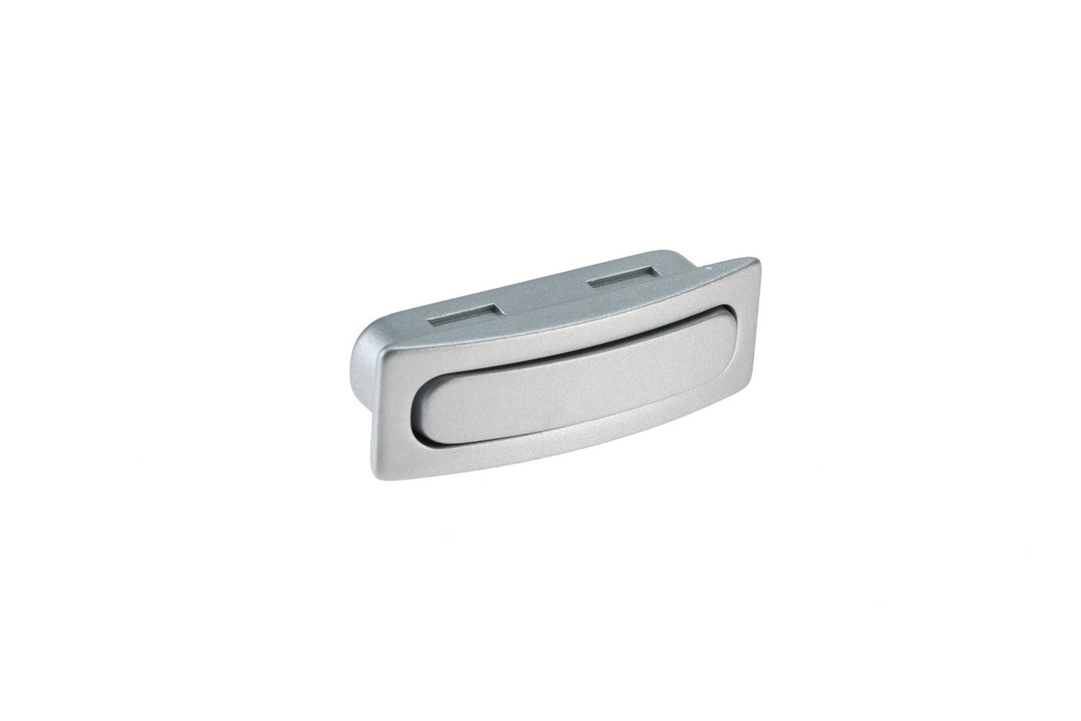 Richelieu BP72117174: 5" Contemporary Recessed Cabinet Pull - Matte Chrome