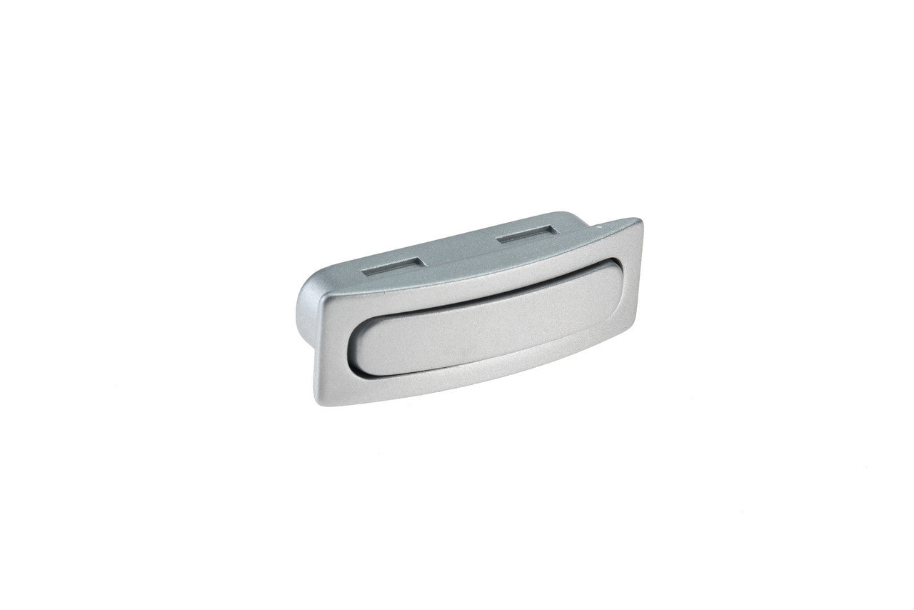 Richelieu BP72117174: 5" Contemporary Recessed Cabinet Pull - Matte Chrome