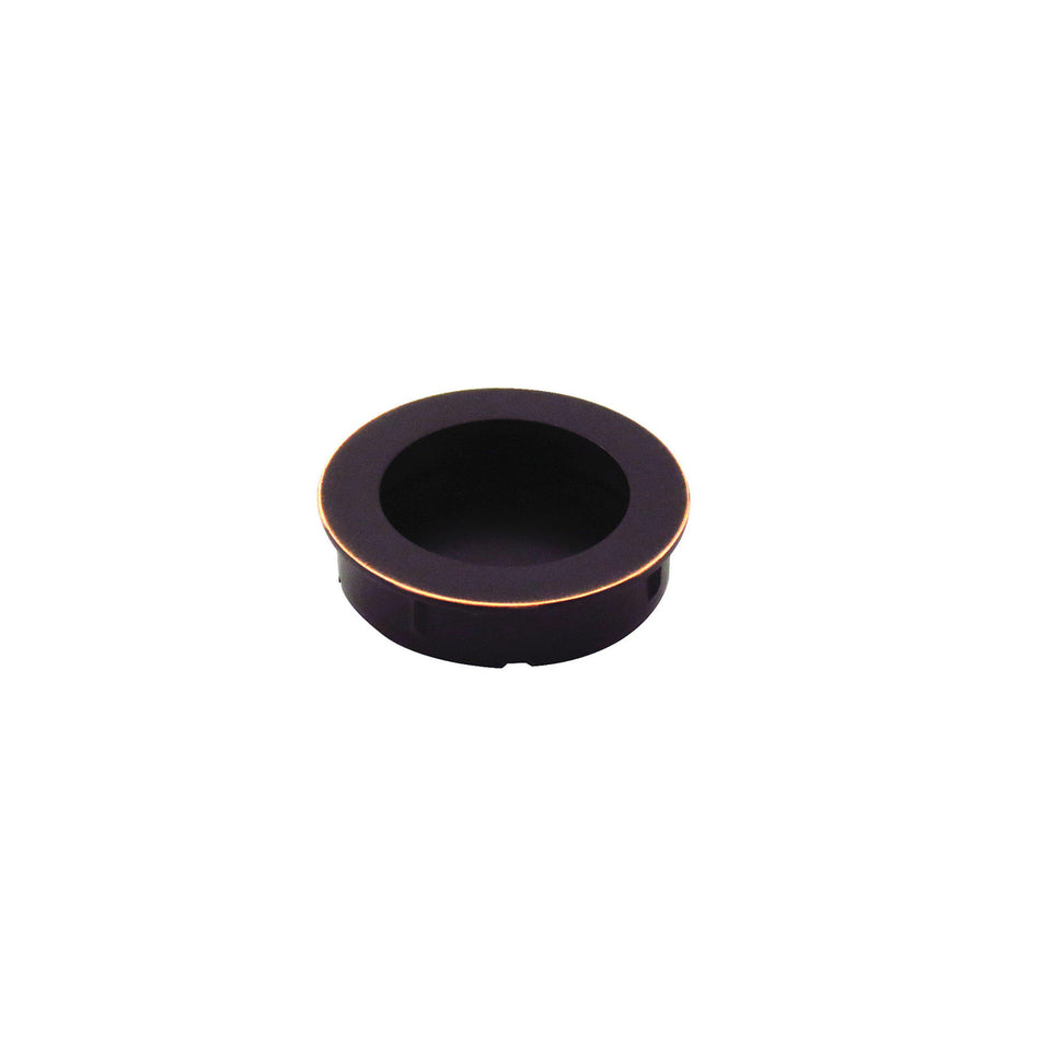 Richelieu BP72260BORB: 2-3/8" Contemporary Recessed Cabinet Pull - Brushed Oil Rubbed Bronze