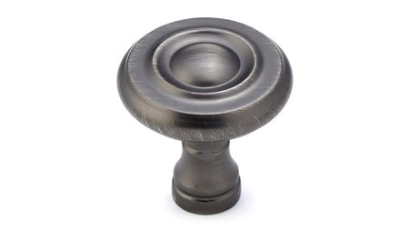 Richelieu BP74032143: 1-1/4" Boucherville Cabinet Knob - Antique Nickel