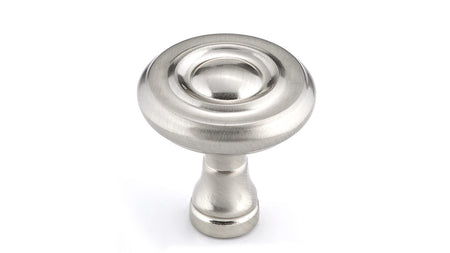 Richelieu BP74032195: 1-1/4" Boucherville Cabinet Knob - Brushed Nickel