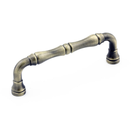 Richelieu BP74096AE: 96mm cc Boucherville Cabinet Pull - Antique English