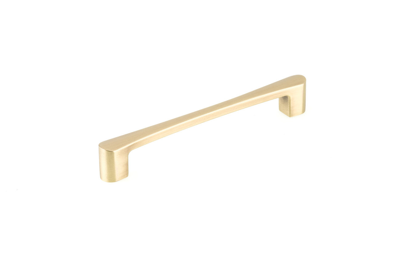Richelieu BP7470160160: 160mm cc Kent Cabinet Pull - Satin Brass