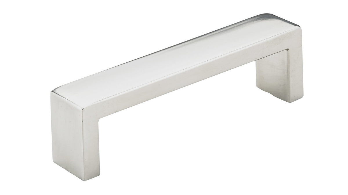 Richelieu BP754496171: 96mm cc Williamsburg Cabinet Pull - Polished Stainless Steel